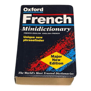 The Oxford French Minidictionary by Dora Carpenter (1999, Other, Revised...